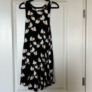 Ava Sky Dress Deja in Onyx Anthurium